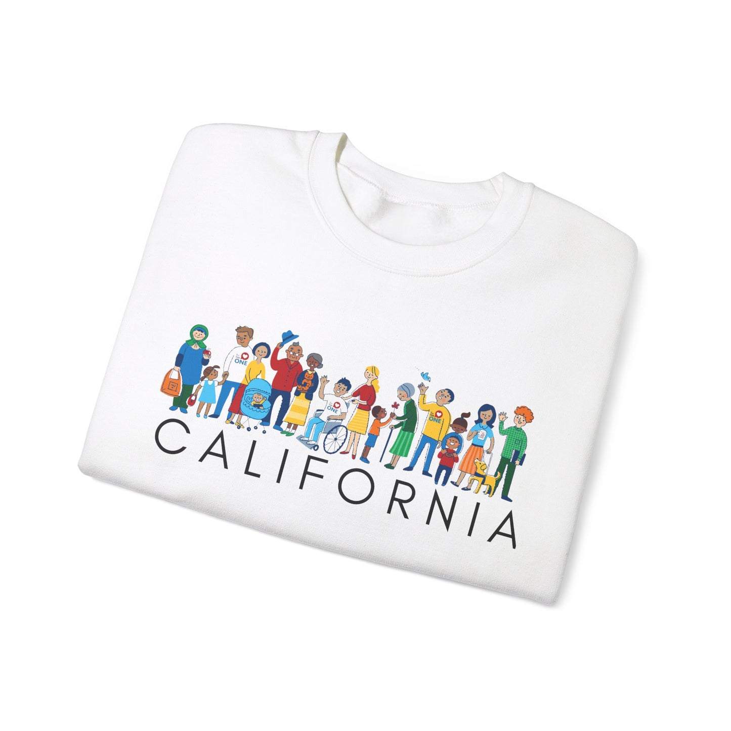 BE THE ONE CALIFORNIA Crewneck Sweatshirt