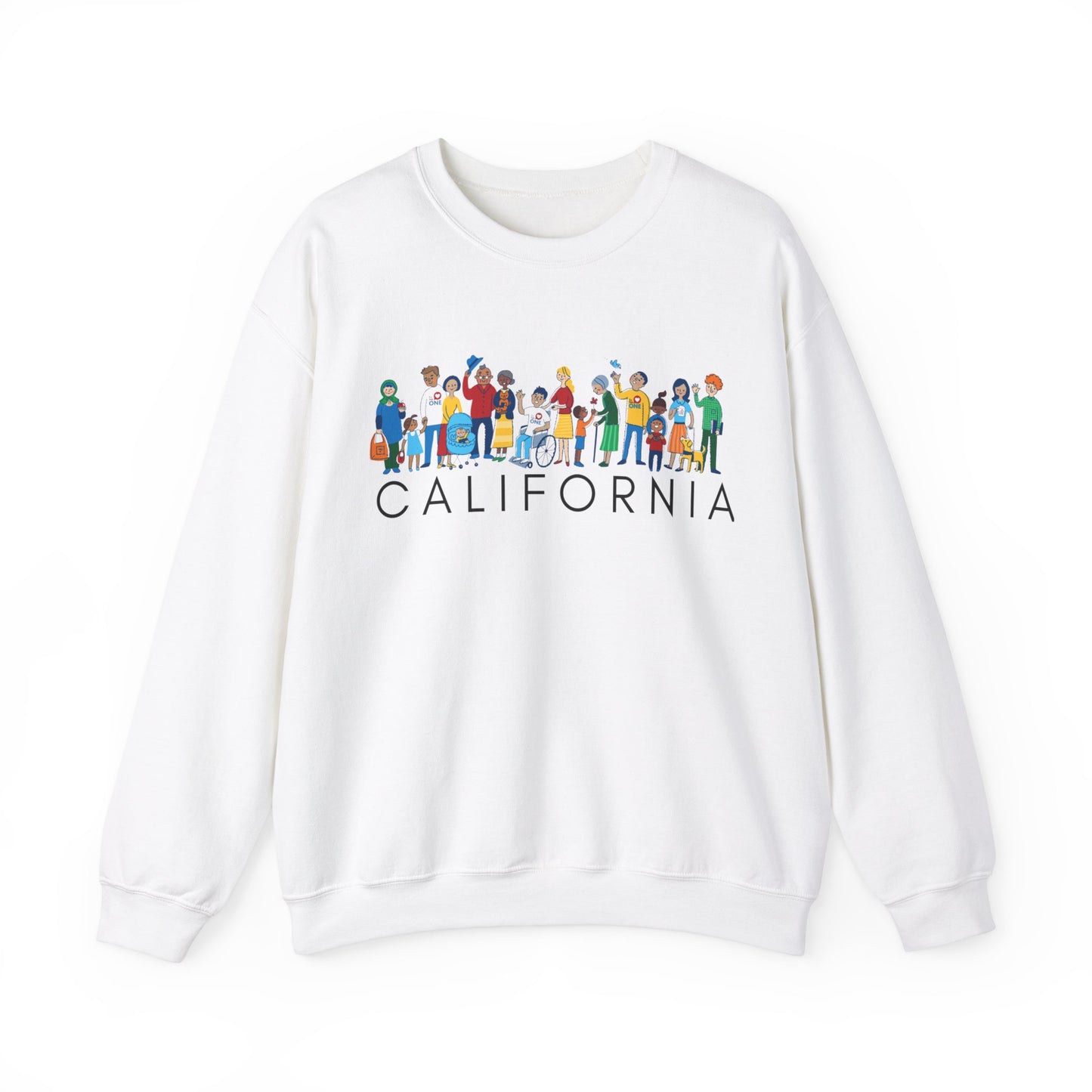 BE THE ONE CALIFORNIA Crewneck Sweatshirt